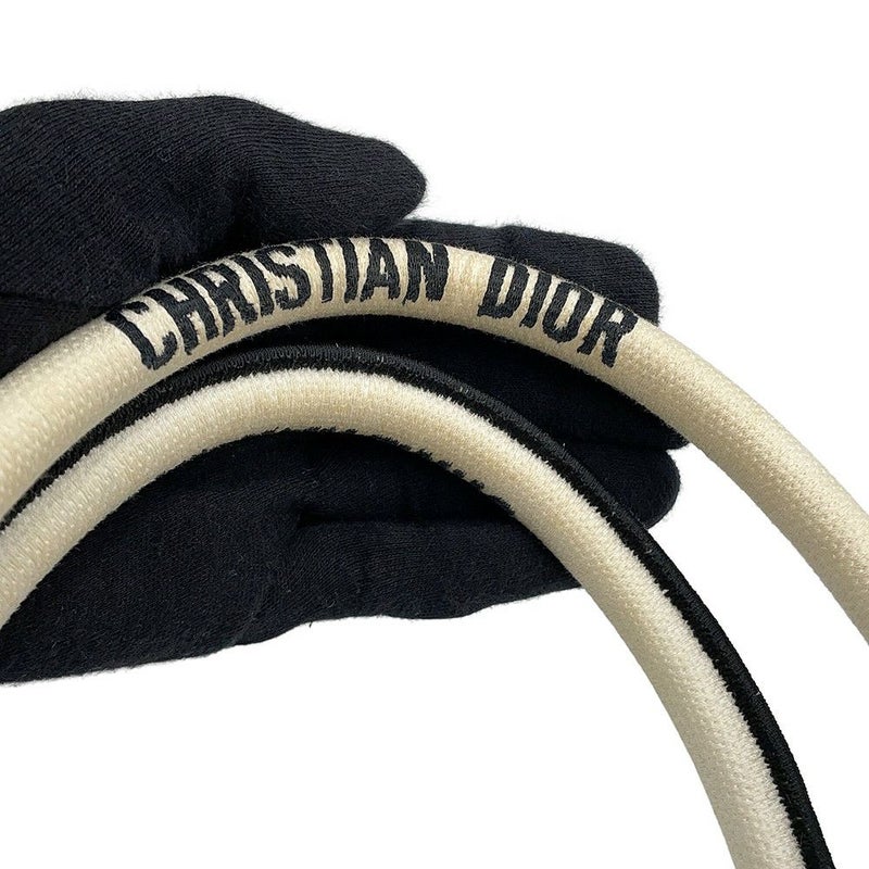 クリスチャン・ディオール トートバッグ ブックトート ニキ・ド・サンファル ミディアム Christian Dior 白