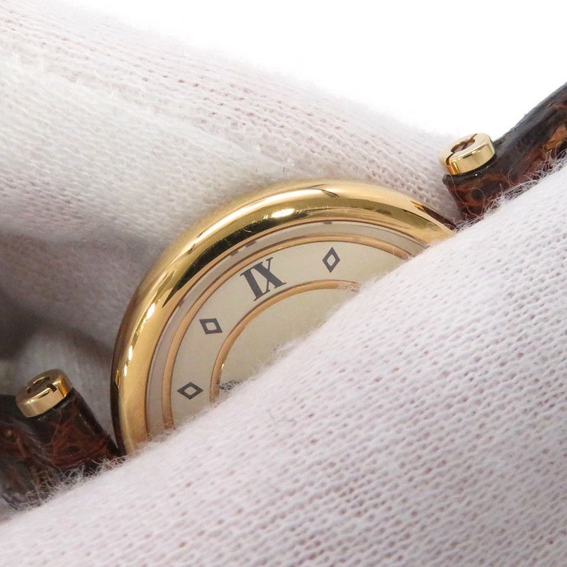 カルティエ マスト ヴァンドーム ヴェルメイユ SM Cartier 腕時計 アイボリー文字盤 ヴィンテージ