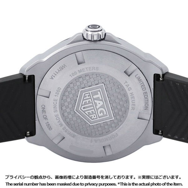 タグホイヤー フォーミュラ1 ソーラーグラフ 世界限定1500本 WBY111A.FT8106 白文字盤 ソーラークォーツ