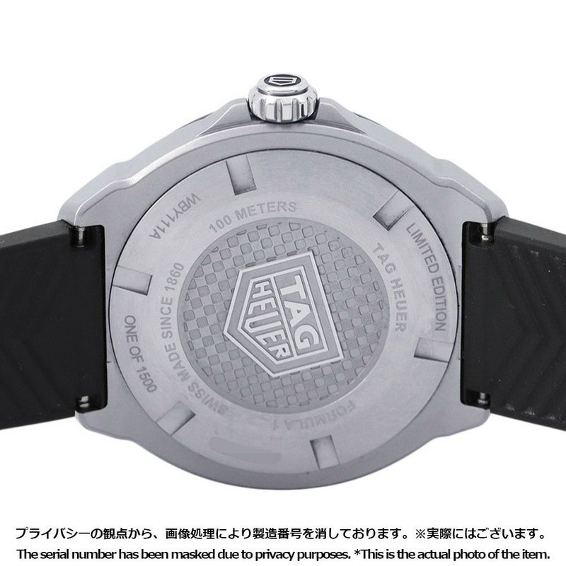 タグホイヤー フォーミュラ1 ソーラーグラフ 世界限定1500本 WBY111A.FT8106 白文字盤 ソーラークォーツ