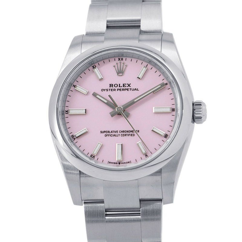 ロレックス オイスターパーペチュアル34 124200 ROLEX 腕時計 キャンディピンク文字盤