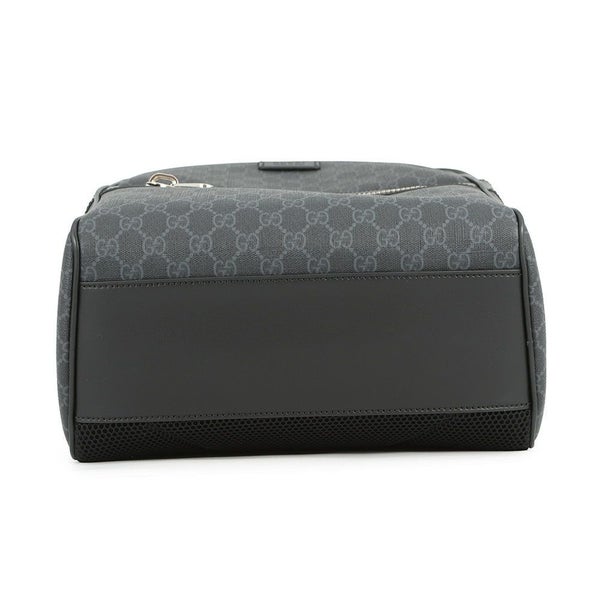 グッチ リュック GGブラック バックパック GGスプリーム/レザー 771158 GUCCI バッグ 黒