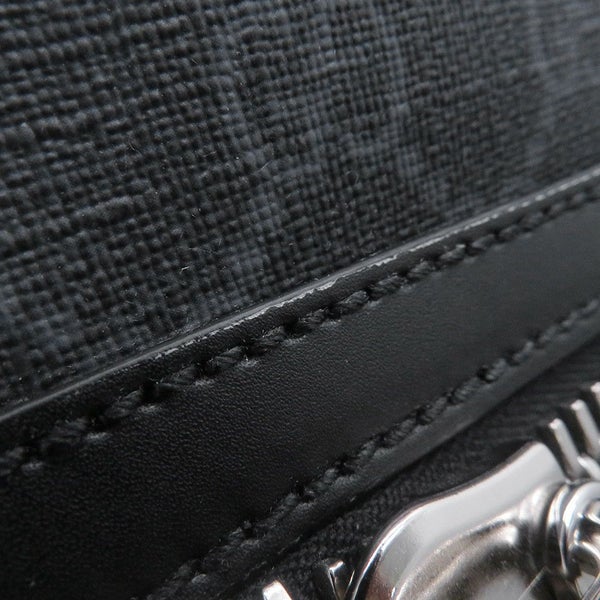 グッチ リュック GGブラック バックパック GGスプリーム/レザー 771158 GUCCI バッグ 黒