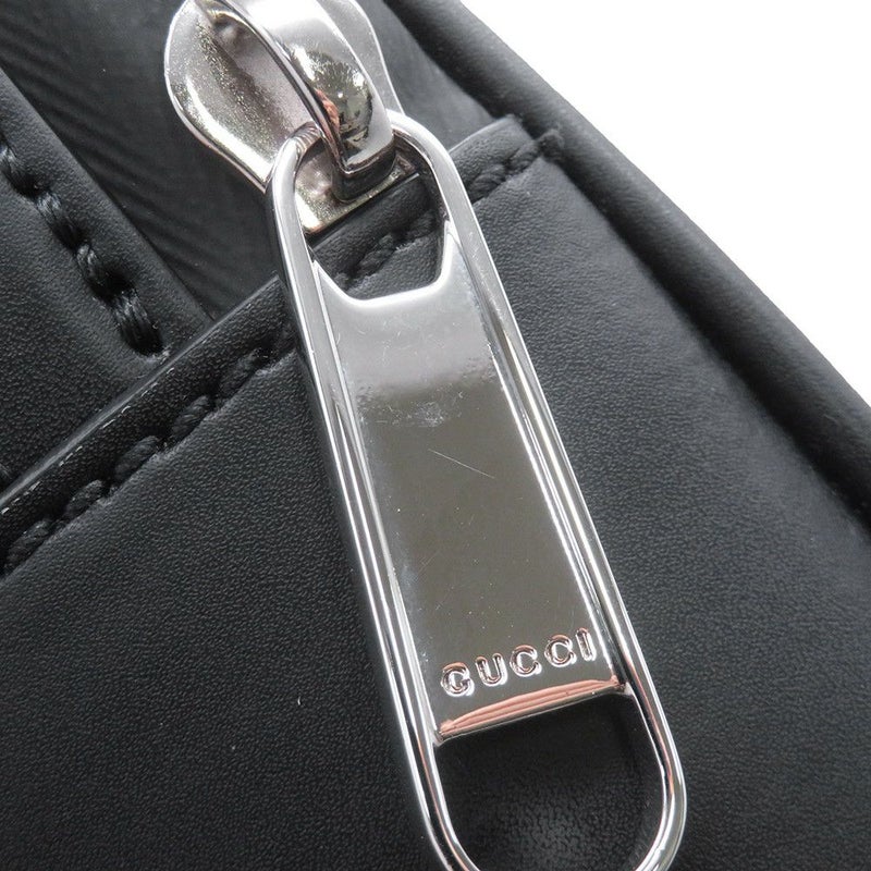 グッチ リュック GGブラック バックパック GGスプリーム/レザー 771158 GUCCI バッグ 黒