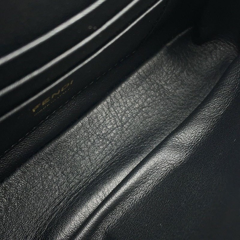 フェンディ ハンドバッグ ズッカ柄 バゲット ミニ ムートン/レザー 8BS017 FENDI 2wayショルダーバッグ