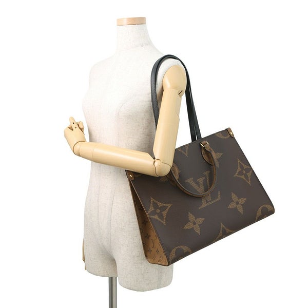 ルイヴィトン トートバッグ モノグラム・リバース ジャイアント オンザゴー MM M45321 LOUIS VUITTON 2way ショルダー