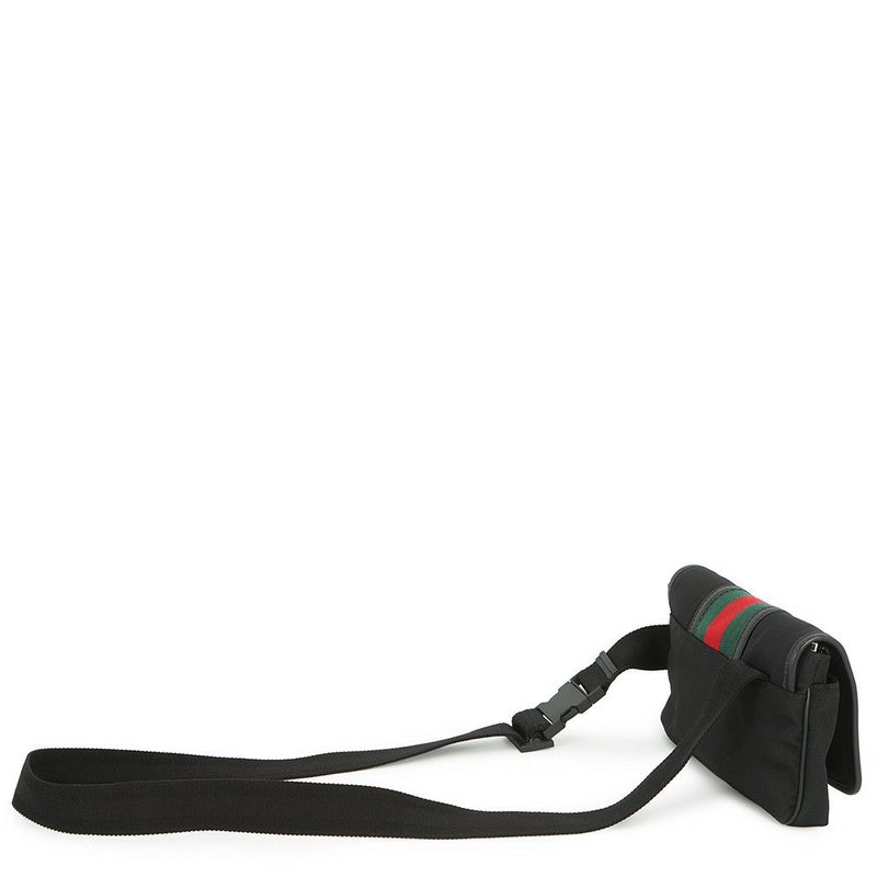 グッチ ボディバッグ シェリーライン キャンバス 181064 GUCCI バッグ  ウエストバッグ ウエストポーチ 黒