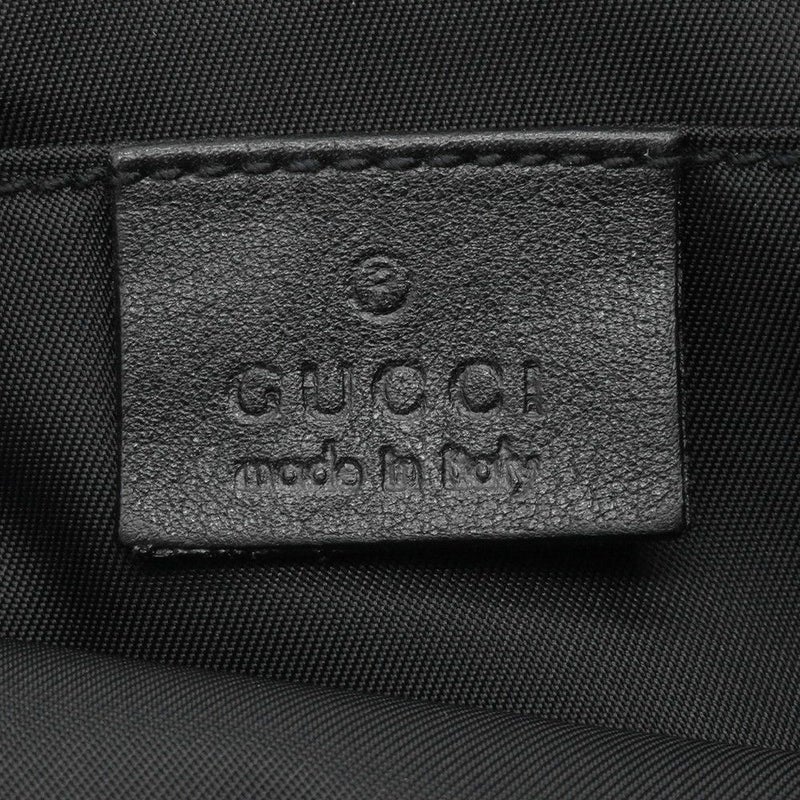 グッチ ボディバッグ シェリーライン キャンバス 181064 GUCCI バッグ  ウエストバッグ ウエストポーチ 黒