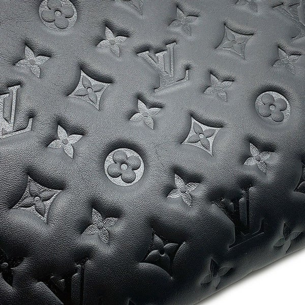 ルイヴィトン ショルダーバッグ モノグラム・パターン ラムスキン クッサンPM M57790 LOUIS VUITTON 3way ブラック 黒