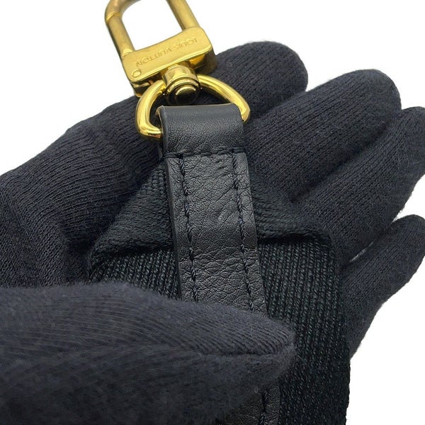 ルイヴィトン ショルダーバッグ モノグラム・パターン ラムスキン クッサンPM M57790 LOUIS VUITTON 3way ブラック 黒