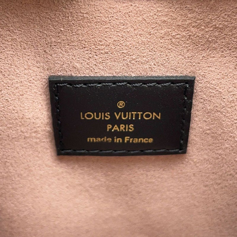 ルイヴィトン ショルダーバッグ モノグラム・パターン ラムスキン クッサンPM M57790 LOUIS VUITTON 3way ブラック 黒