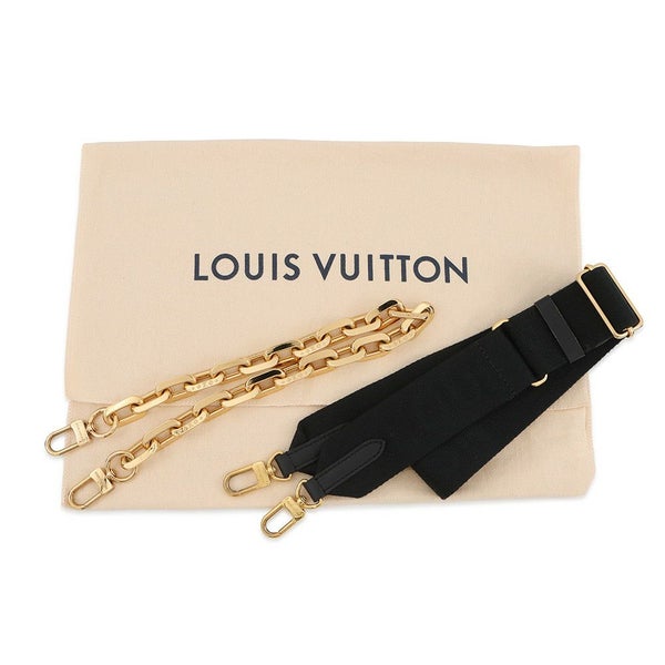 ルイヴィトン ショルダーバッグ モノグラム・パターン ラムスキン クッサンPM M57790 LOUIS VUITTON 3way ブラック 黒