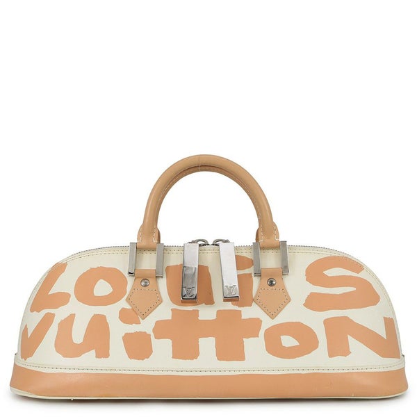 ルイヴィトン ハンドバッグ グラフィティ/レザー アルマ・ホリゾンタル M92176 LOUIS VUITTON バッグ 白