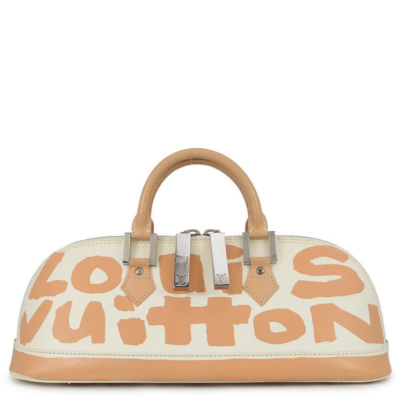 ルイヴィトン ハンドバッグ グラフィティ/レザー アルマ・ホリゾンタル M92176 LOUIS VUITTON バッグ 白