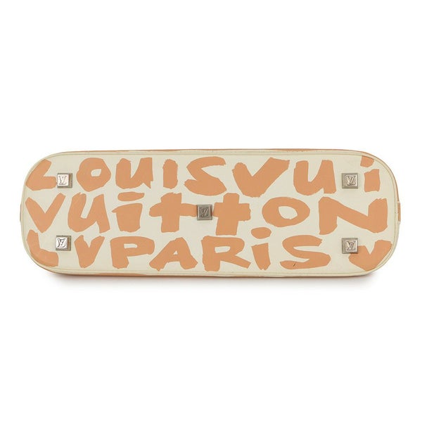 ルイヴィトン ハンドバッグ グラフィティ/レザー アルマ・ホリゾンタル M92176 LOUIS VUITTON バッグ 白