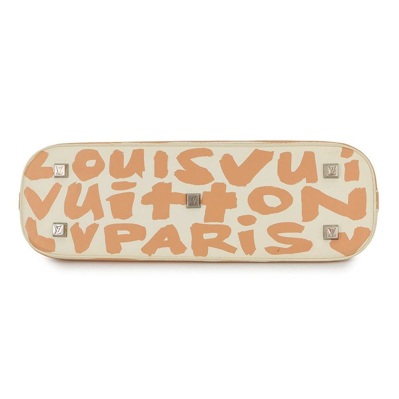 ルイヴィトン ハンドバッグ グラフィティ/レザー アルマ・ホリゾンタル M92176 LOUIS VUITTON バッグ 白