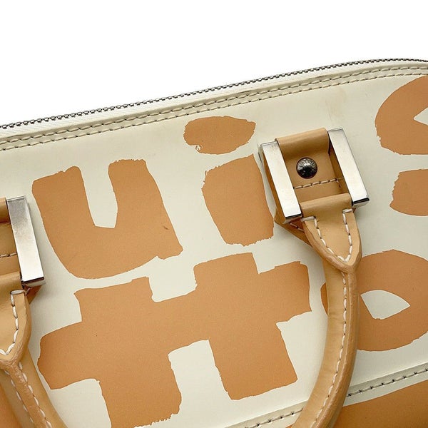 ルイヴィトン ハンドバッグ グラフィティ/レザー アルマ・ホリゾンタル M92176 LOUIS VUITTON バッグ 白