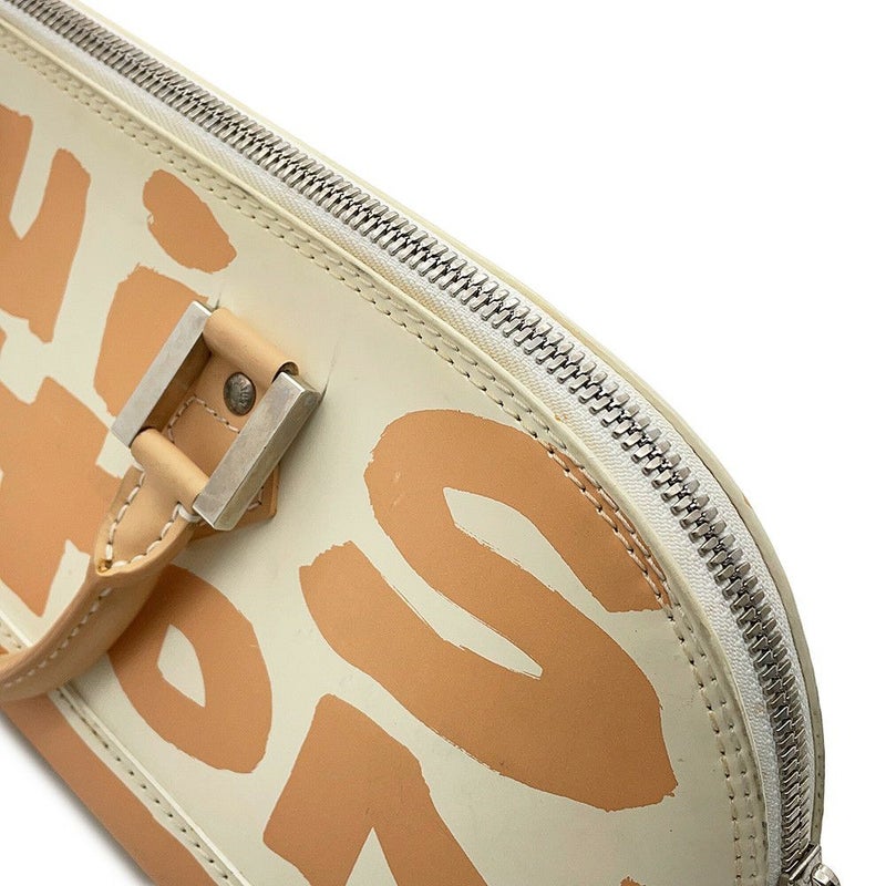 ルイヴィトン ハンドバッグ グラフィティ/レザー アルマ・ホリゾンタル M92176 LOUIS VUITTON バッグ 白