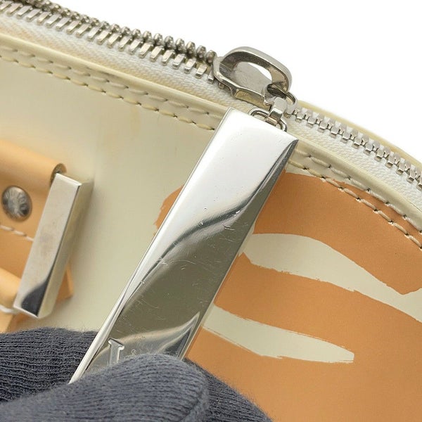 ルイヴィトン ハンドバッグ グラフィティ/レザー アルマ・ホリゾンタル M92176 LOUIS VUITTON バッグ 白