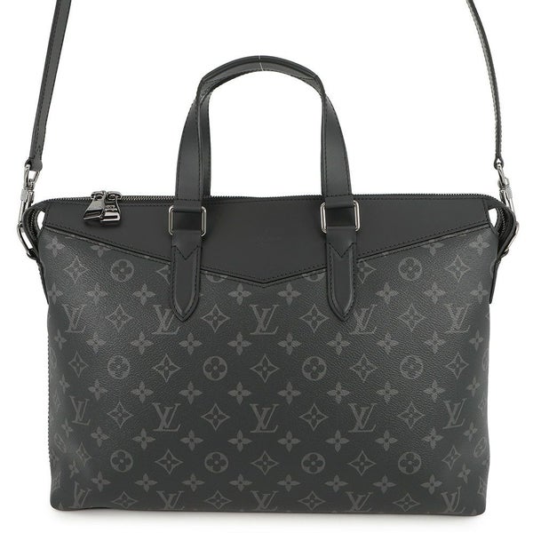 ルイヴィトン ビジネスバッグ モノグラム・エクリプス ブリーフケース・エクスプローラー M43279 フラグメント 黒 ブラック 2way