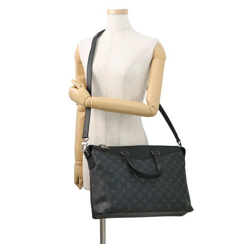 ルイヴィトン ビジネスバッグ モノグラム・エクリプス ブリーフケース・エクスプローラー M43279 フラグメント 黒 ブラック 2way