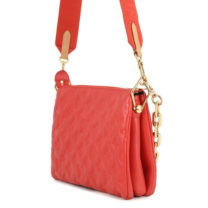 ルイヴィトン ショルダーバッグ ラムスキン/モノグラム クッサンPM M57792 LOUIS VUITTON 3way