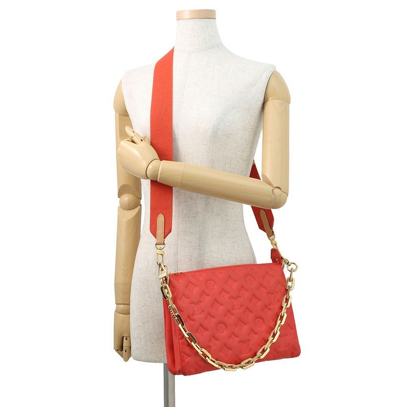 ルイヴィトン ショルダーバッグ ラムスキン/モノグラム クッサンPM M57792 LOUIS VUITTON 3way