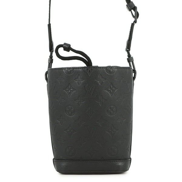 ルイヴィトン ショルダーバッグ モノグラム・シャドウ ノエ・スリング M82248 ボディバッグ ブラック 黒