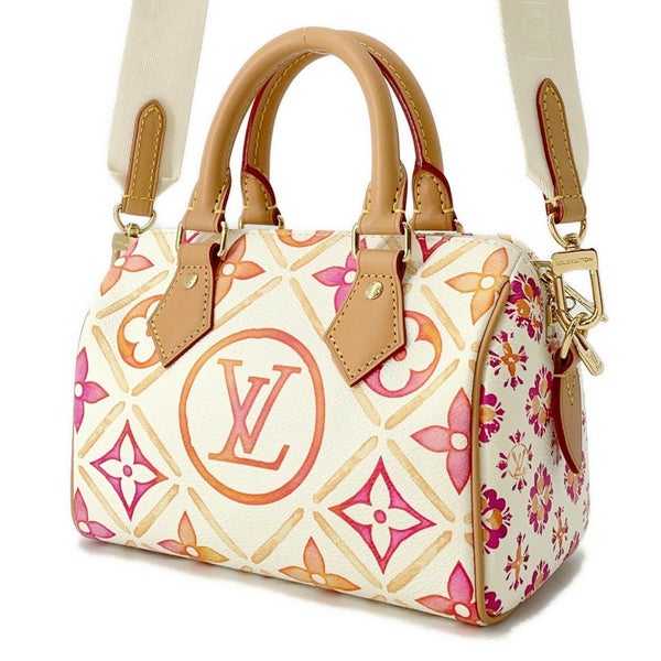 ルイヴィトン ハンドバッグ モノグラム・タイル/バイ・ザ・プール スピーディ・バンドリエール20 M11209 ヴィトン 2wayショルダーバッグ