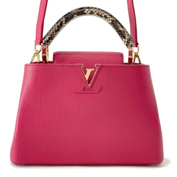 ルイヴィトン ハンドバッグ トリヨンレザー パイソン カプシーヌBB N90088 LOUIS VUITTON 2wayショルダーバッグ