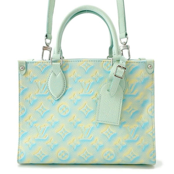 ルイヴィトン ハンドバッグ モノグラム・アンプラント オンザゴー PM サマースターダスト M46270 2Wayショルダーバッグ