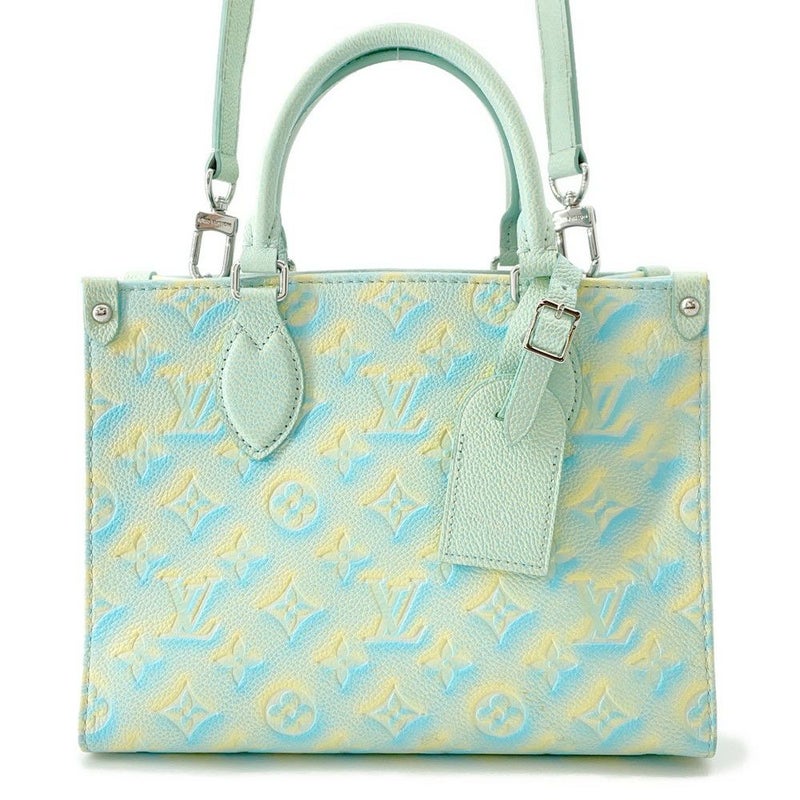 ルイヴィトン ハンドバッグ モノグラム・アンプラント オンザゴー PM サマースターダスト M46270 2Wayショルダーバッグ