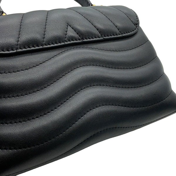 ルイヴィトン ハンドバッグ カーフレザー ホールドミー M21720 LOUIS VUITTON 2wayショルダーバッグ ブラック 黒