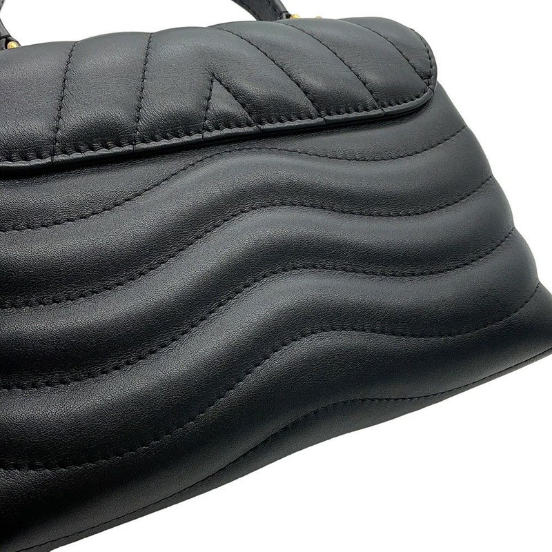 ルイヴィトン ハンドバッグ カーフレザー ホールドミー M21720 LOUIS VUITTON 2wayショルダーバッグ ブラック 黒