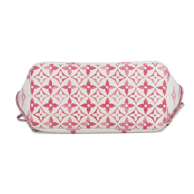 ルイヴィトン トートバッグ モノグラム・バイザプール ネヴァーフルMM M22980 ポーチ付き ピンク