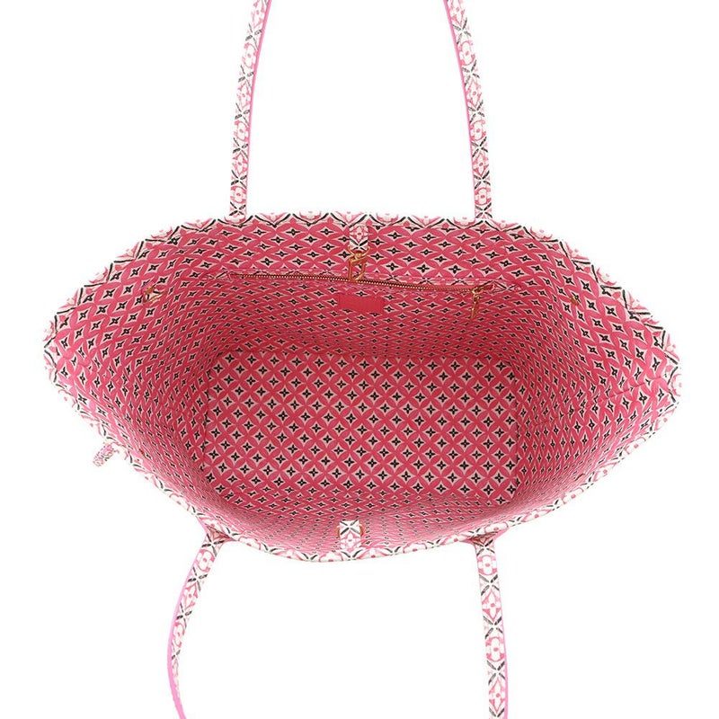 ルイヴィトン トートバッグ モノグラム・バイザプール ネヴァーフルMM M22980 ポーチ付き ピンク