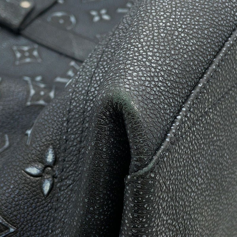 ルイヴィトン トートバッグ モノグラム・パターン/カウハイドレザー トロリー・トート M21371 ヴィトン ブラック 黒