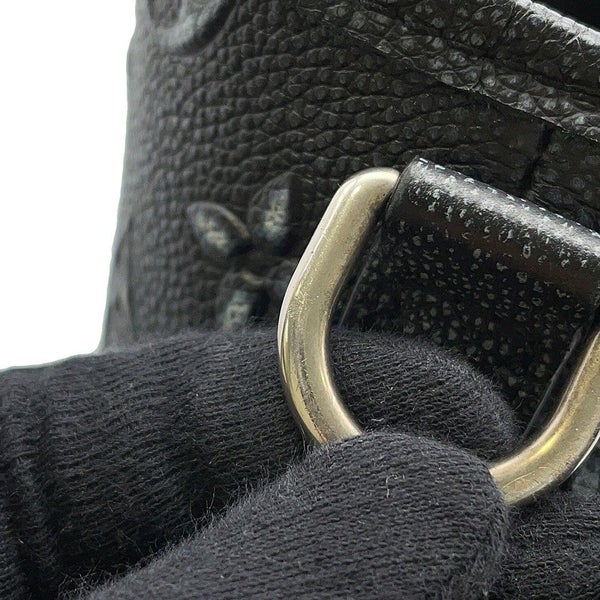 ルイヴィトン トートバッグ モノグラム・パターン/カウハイドレザー トロリー・トート M21371 ヴィトン ブラック 黒