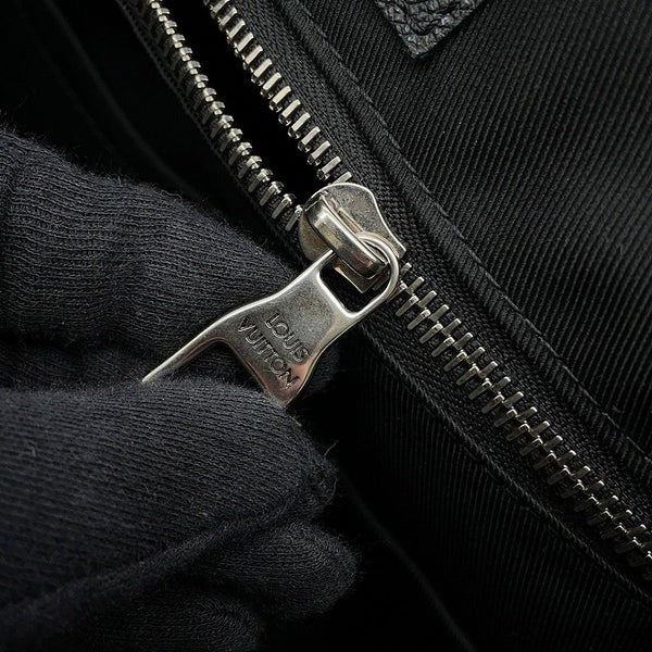 ルイヴィトン トートバッグ モノグラム・パターン/カウハイドレザー トロリー・トート M21371 ヴィトン ブラック 黒