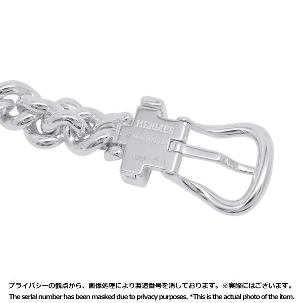 エルメス ネックレス ブックルセリエ アンフレクシブル SV925シルバー サイズPM/44 HERMES ジュエリー