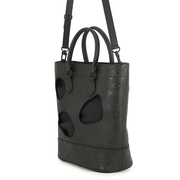 ルイヴィトン トートバッグ モノグラム・アンプラント ウィズ ホールズ PM M45887 コムデギャルソン 川久保玲 コラボ 黒 ブラック