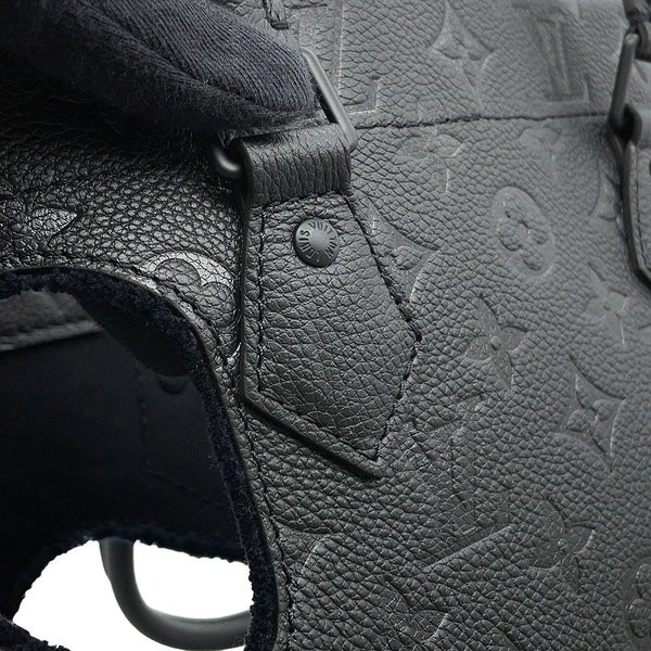 ルイヴィトン トートバッグ モノグラム・アンプラント ウィズ ホールズ PM M45887 コムデギャルソン 川久保玲 コラボ 黒 ブラック