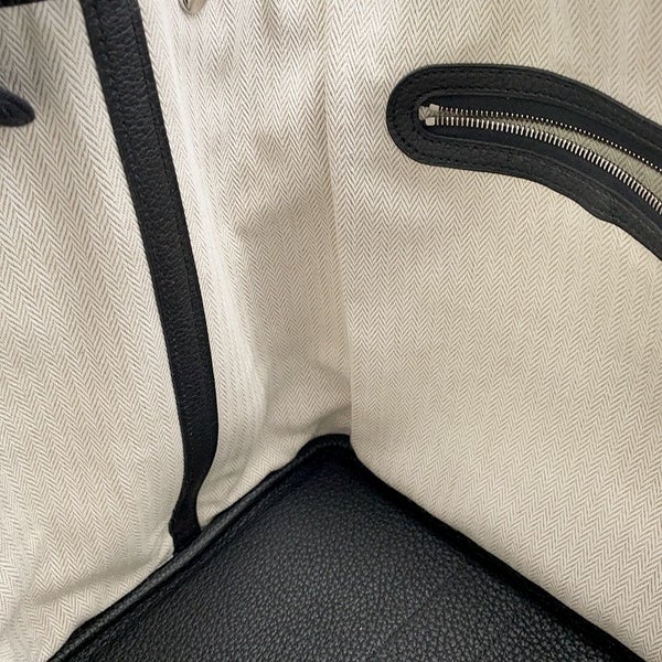 エルメス トートバッグ ガーデンパーティPM ブラック/シルバー金具 ネゴンダ Y刻印 黒