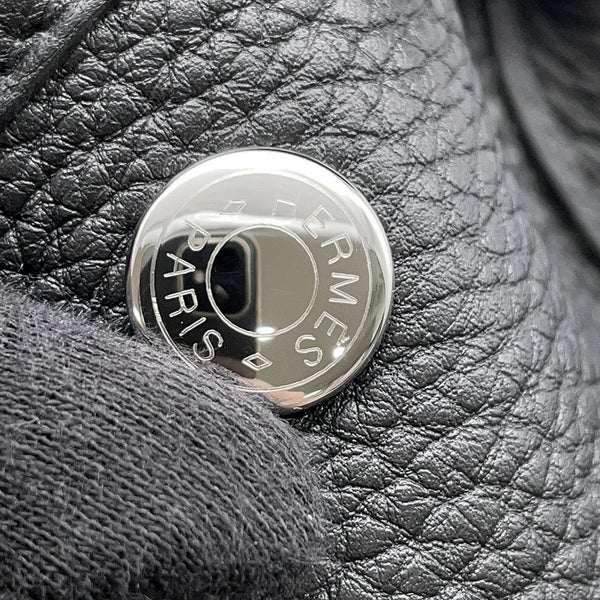 エルメス トートバッグ ガーデンパーティPM ブラック/シルバー金具 ネゴンダ Y刻印 黒