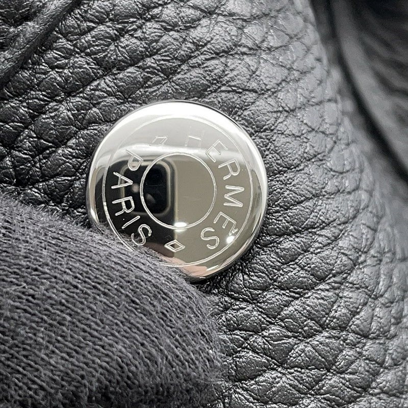 エルメス トートバッグ ガーデンパーティPM ブラック/シルバー金具 ネゴンダ Y刻印 黒