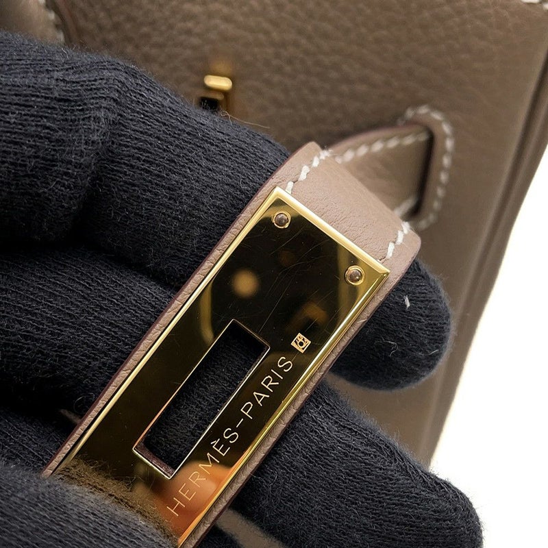 エルメス バーキン30 エトゥープ/ゴールド金具 トゴ K刻印 HERMES Birkin ハンドバッグ