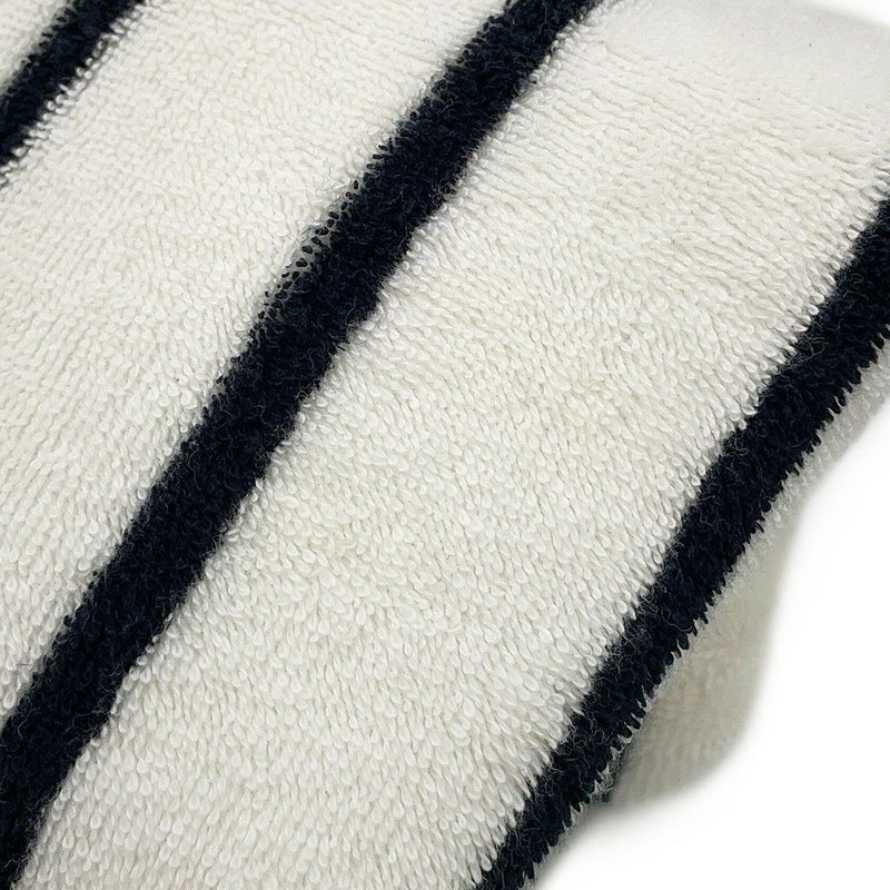 シャネル ブランケット ロゴ ココマーク CHANEL 大判ストール 黒 白