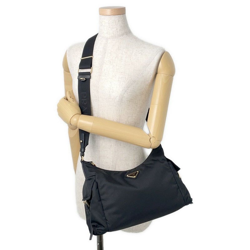 プラダ ショルダーバッグ Re-Nylon エクスプローラ ラージ ナイロン 1BC264 PRADA 黒