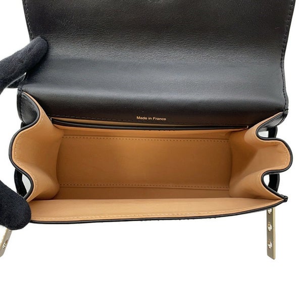 デルヴォー ハンドバッグ タンペート ミニ レザー Delvaux 2way デルボー 黒