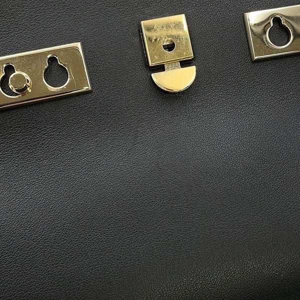 デルヴォー ハンドバッグ タンペート ミニ レザー Delvaux 2way デルボー 黒